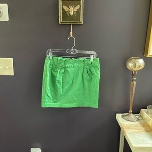 Vintage Green Women's Mini Skirt
